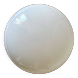Round vintage opaline ceiling light, curved