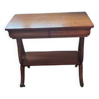 Cherry wood side table
