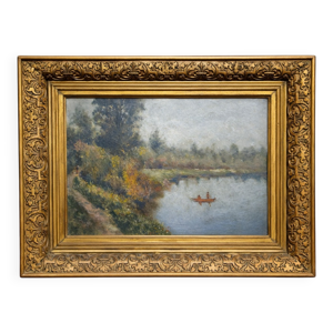 Huile sur panneau ancienne