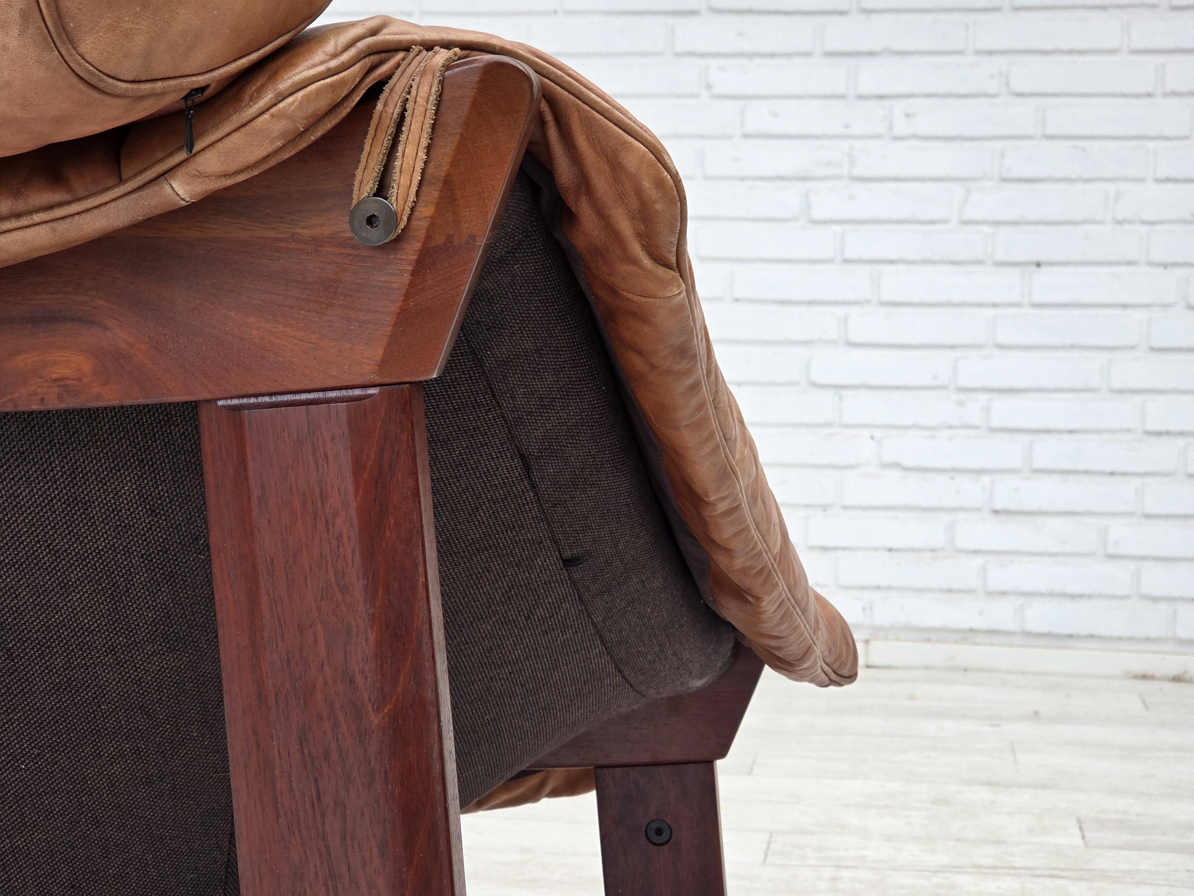 1970s, Norwegian design by Jan Erik Lindgren, armchair model "Amazon".