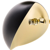 Pair of Italian black shell appliques