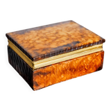 Boîte de vanité imitant l'albâtre de style Régence par Romano Bianchi, Italie, années 1970