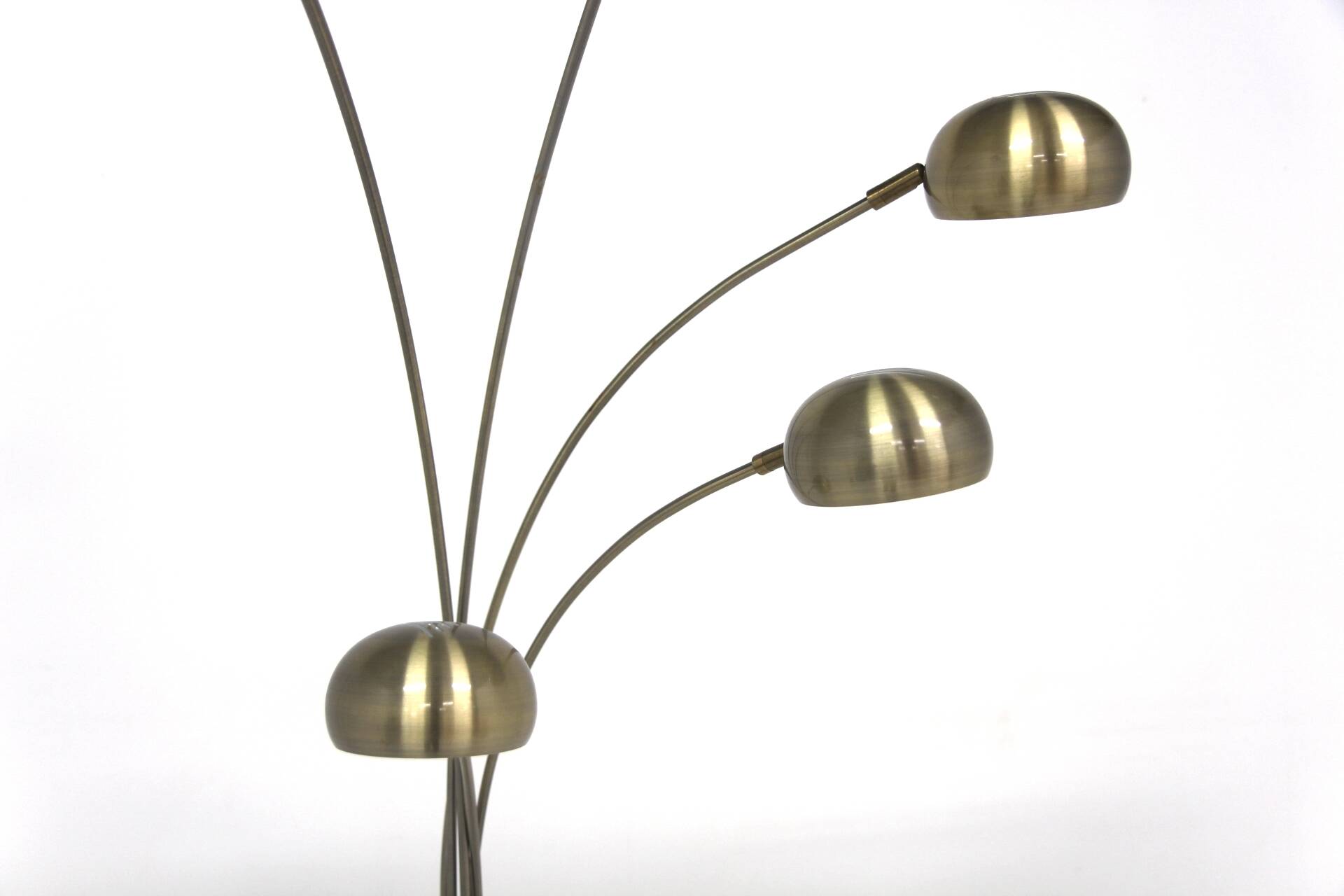 Scandinavian floor lamp in metal and marble, Sweden, 1950.
