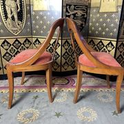 6 chaises gondoles de style Empire