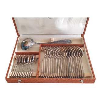 Silver 37 pieces cutlery set