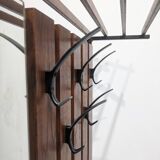 Vintage coat rack with trunk