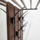 Vintage coat rack with trunk