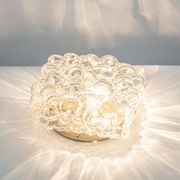 Globe Glass Wall Light in Amber by Helena Tynell, Limburg, Germany