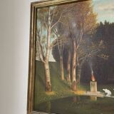 Oil on canvas The Sacred Grove