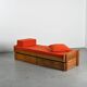 Lit banquette by Pierre Guariche, La Plagne, around 1965.