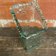 Vase Ancien Design Cascade Verre Bullé Vintage #C868