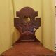 Black forest type exotic solid wood chair