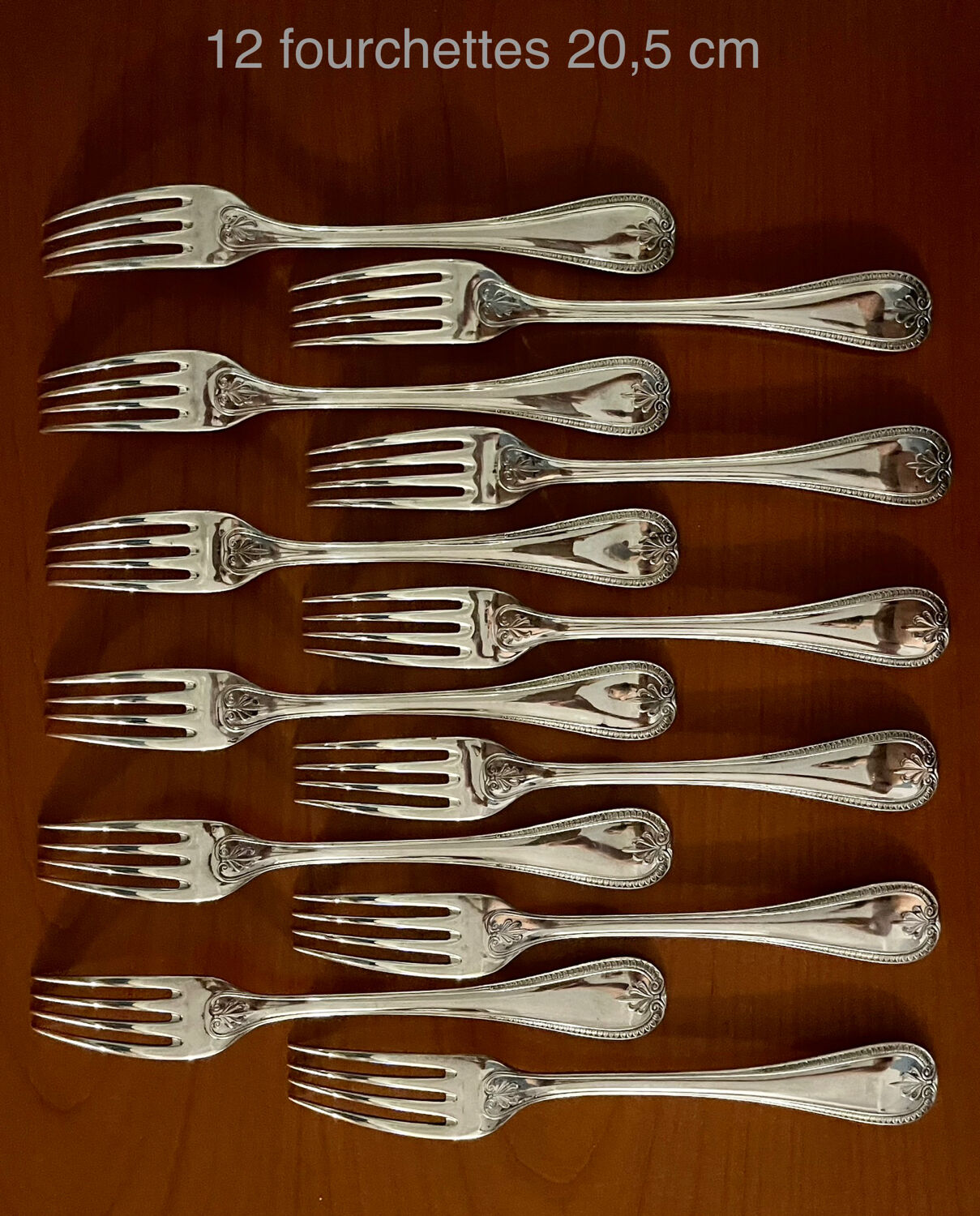 Christofle Malmaison cutlery 49pieces very good condition silver metal