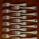 Christofle Malmaison cutlery 49pieces very good condition silver metal