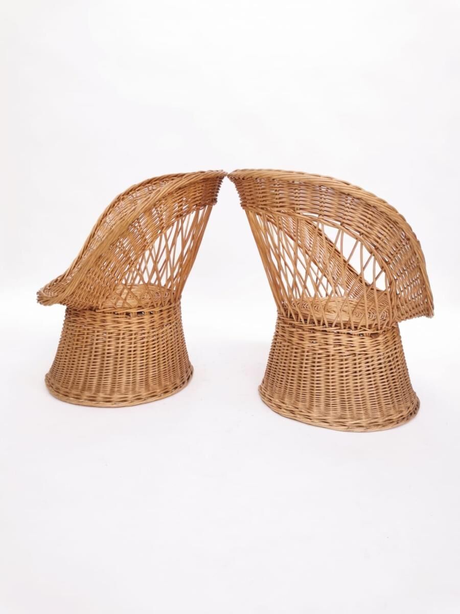 Corolla chair in rattan