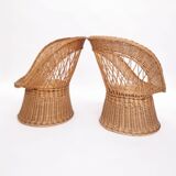 Corolla chair in rattan