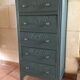 Art Deco blue dresser