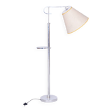 Restored Art Deco Floor Lamp, Chrome, New Electrification, Czechia, 1920s