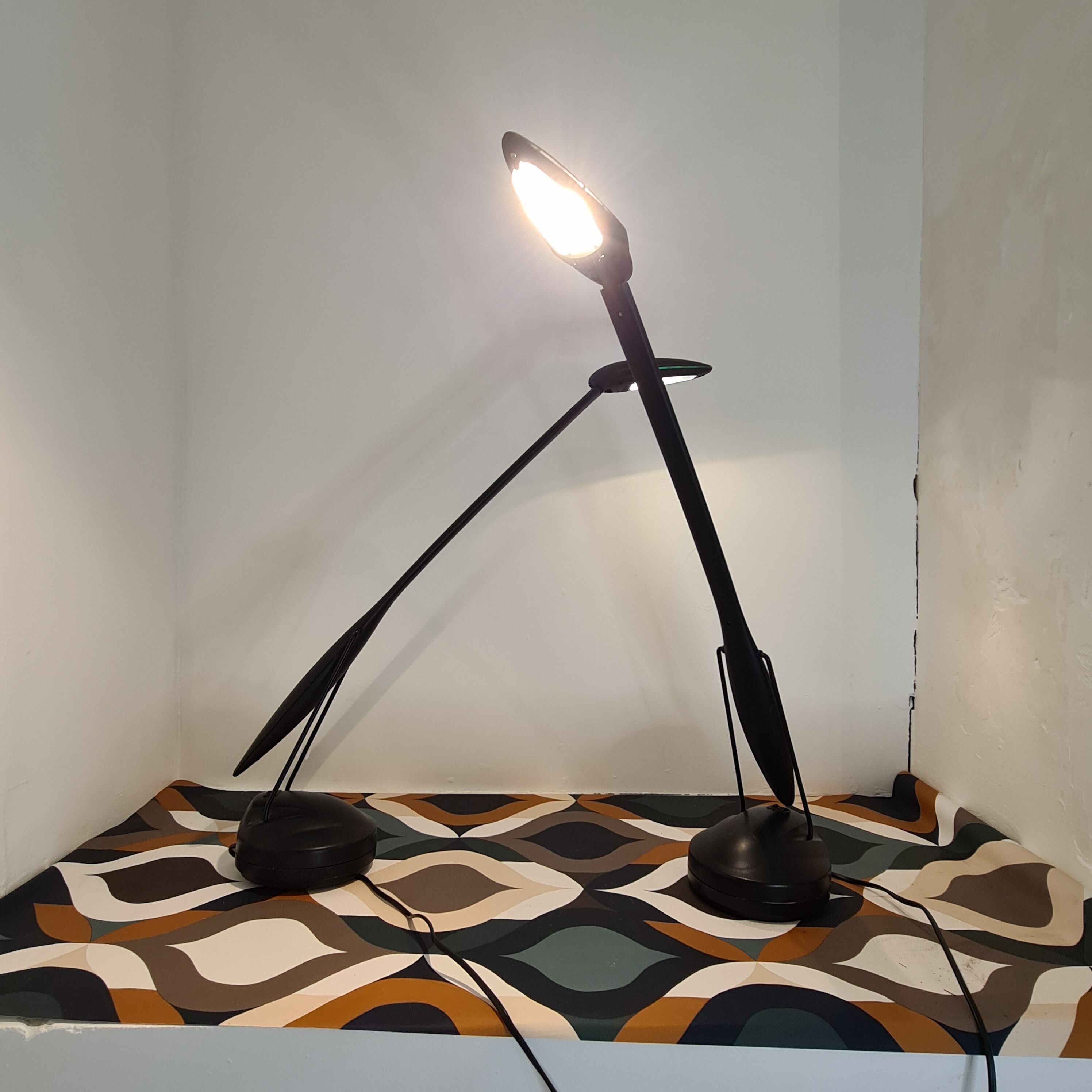 Pair of desk lamps Unilux