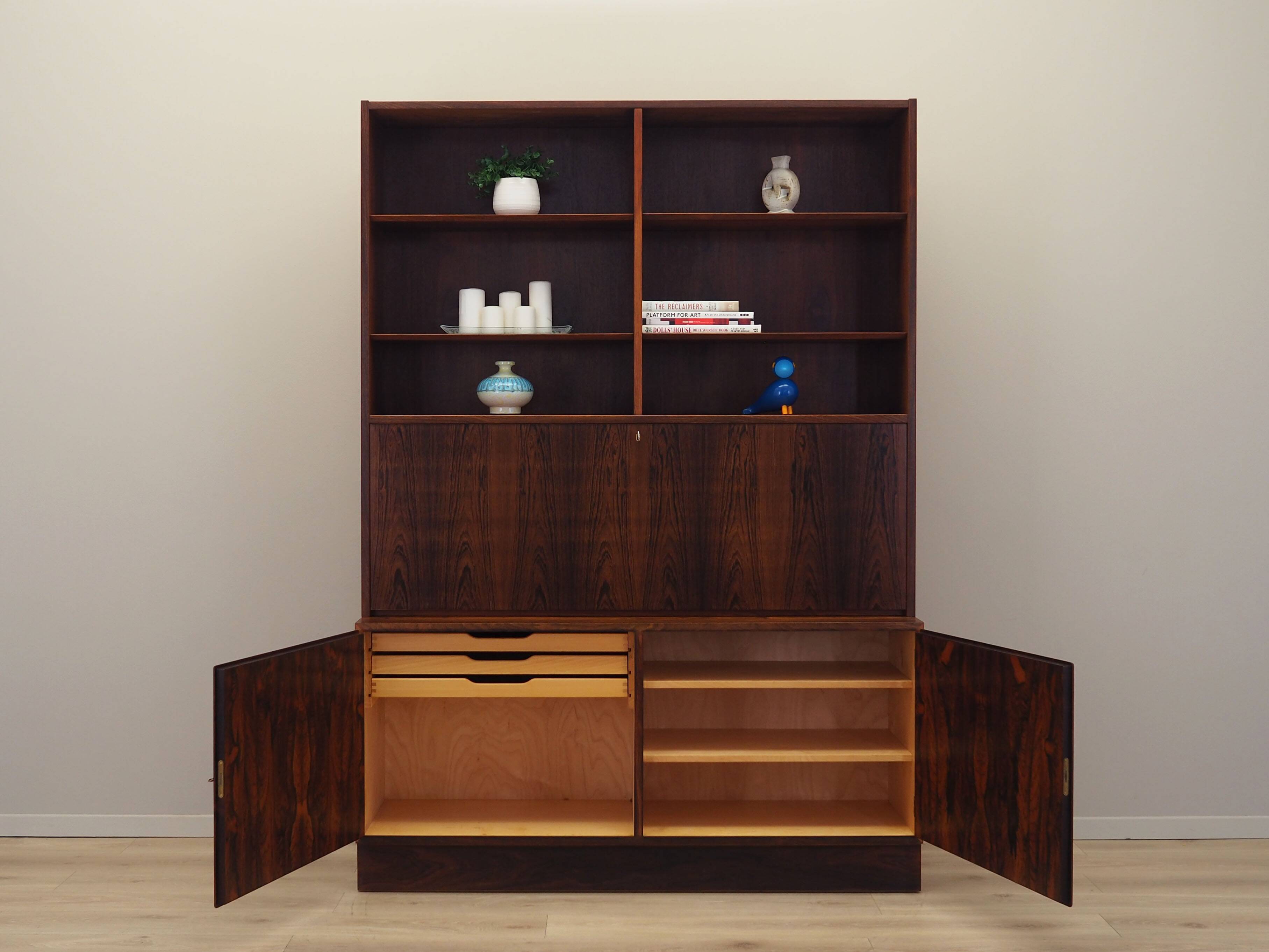 Rosewood bookcase, Danish design, 1970s, designer: Carlo Jensen, production