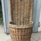 Ancien panier hotte de vendange en osier