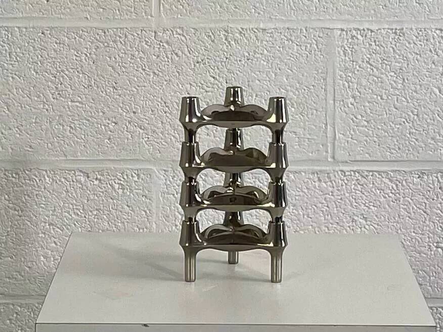 Set of 4 Nagel candle holders