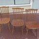 Set of 6 baumann tacoma bistro chairs - wood - vintage