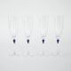 Set of four glasses, Danish design, 1970s, made in Denmark