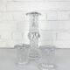 Glass candlesticks, Göran Wärff for Kosta Boda, Sweden, 1970s, set of 3