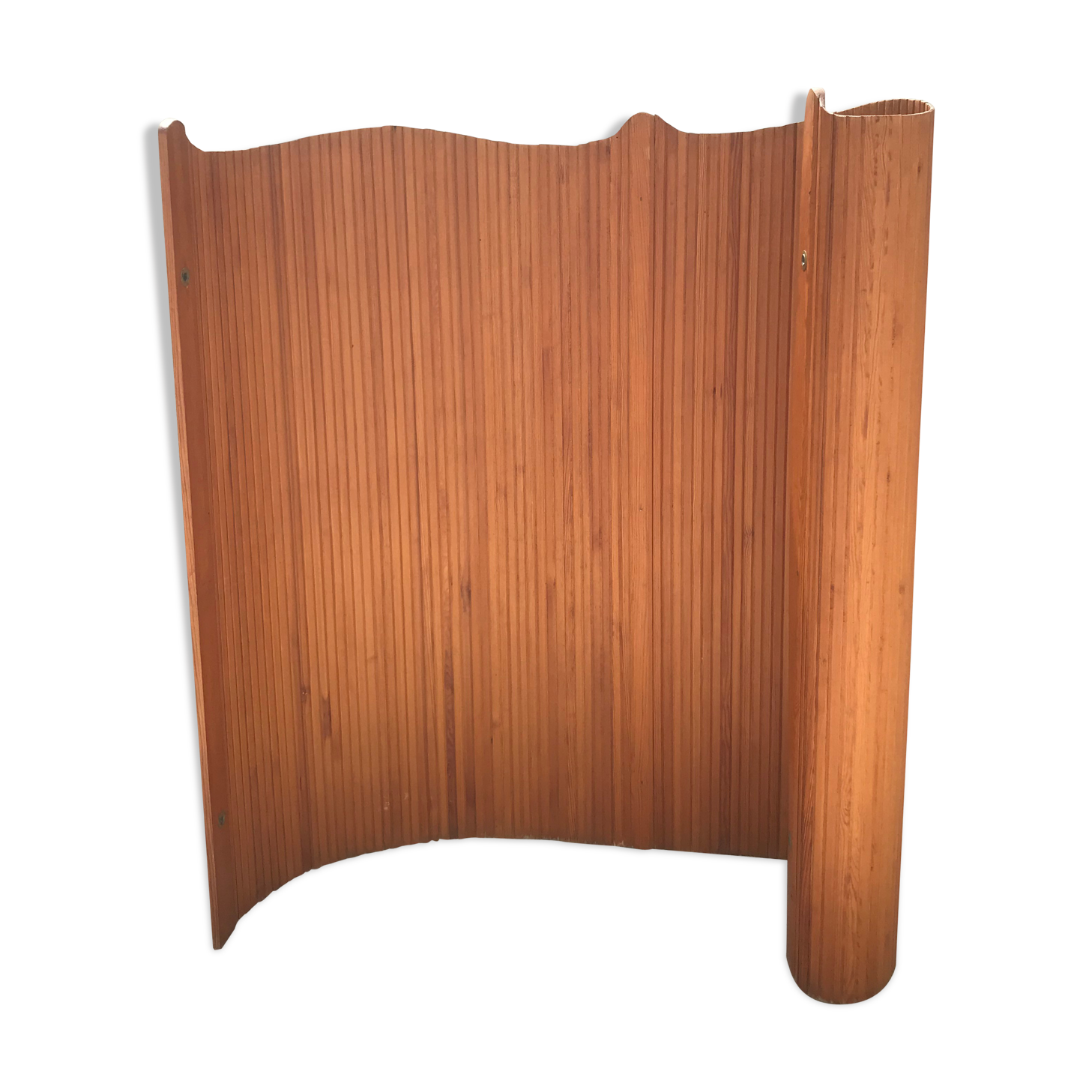 Baumann screen with wooden slats