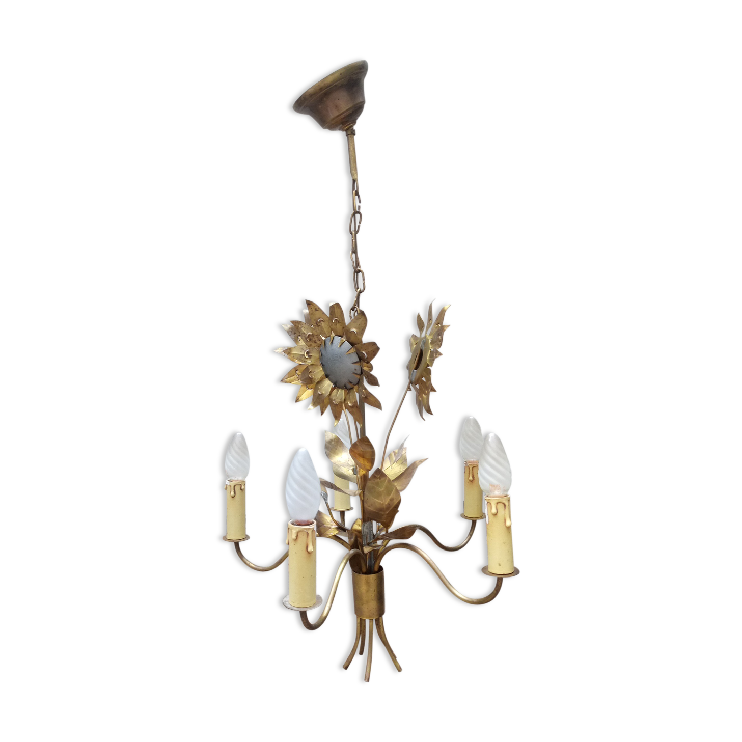 Chandelier sunflower years 70