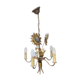 Lustre tournesol années 70