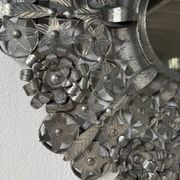 Miroir mexicain vintage en métal