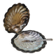 Old scallop shell butter dish