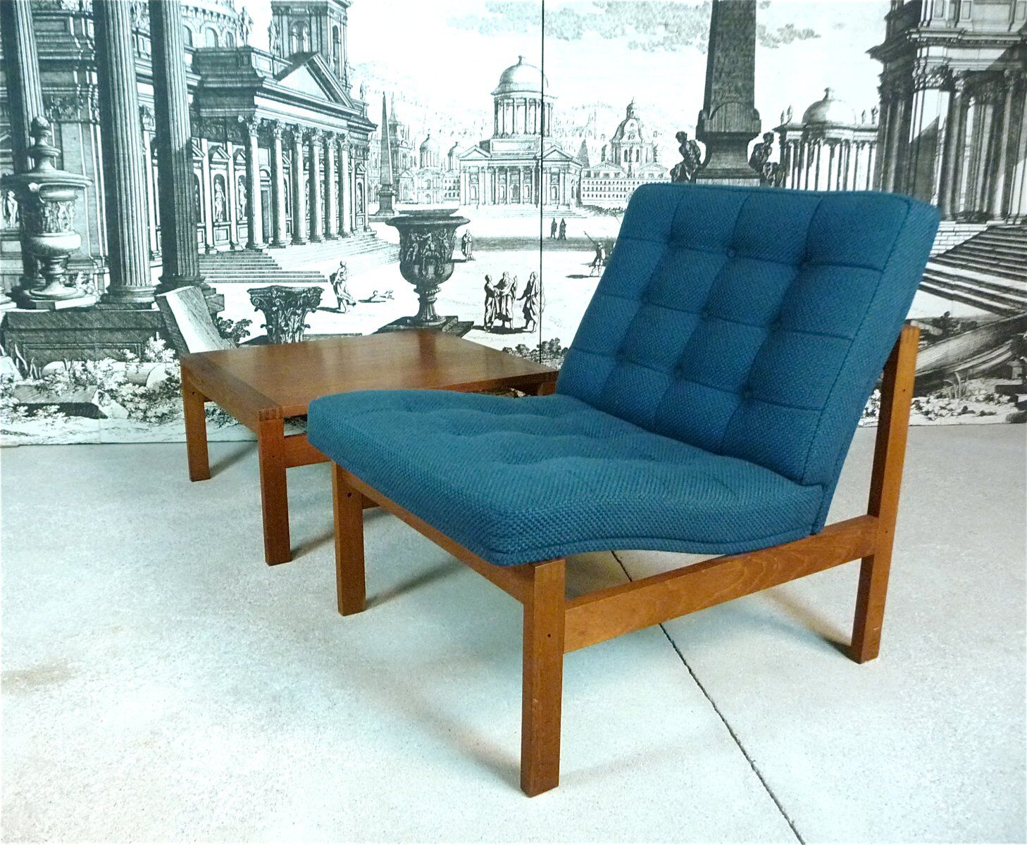 Fauteuil danois en teck par Ole Gjerlov-Knudsen et Torben Lind pour France & Søn, années 1960
