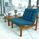 Fauteuil danois en teck par Ole Gjerlov-Knudsen et Torben Lind pour France & Søn, années 1960