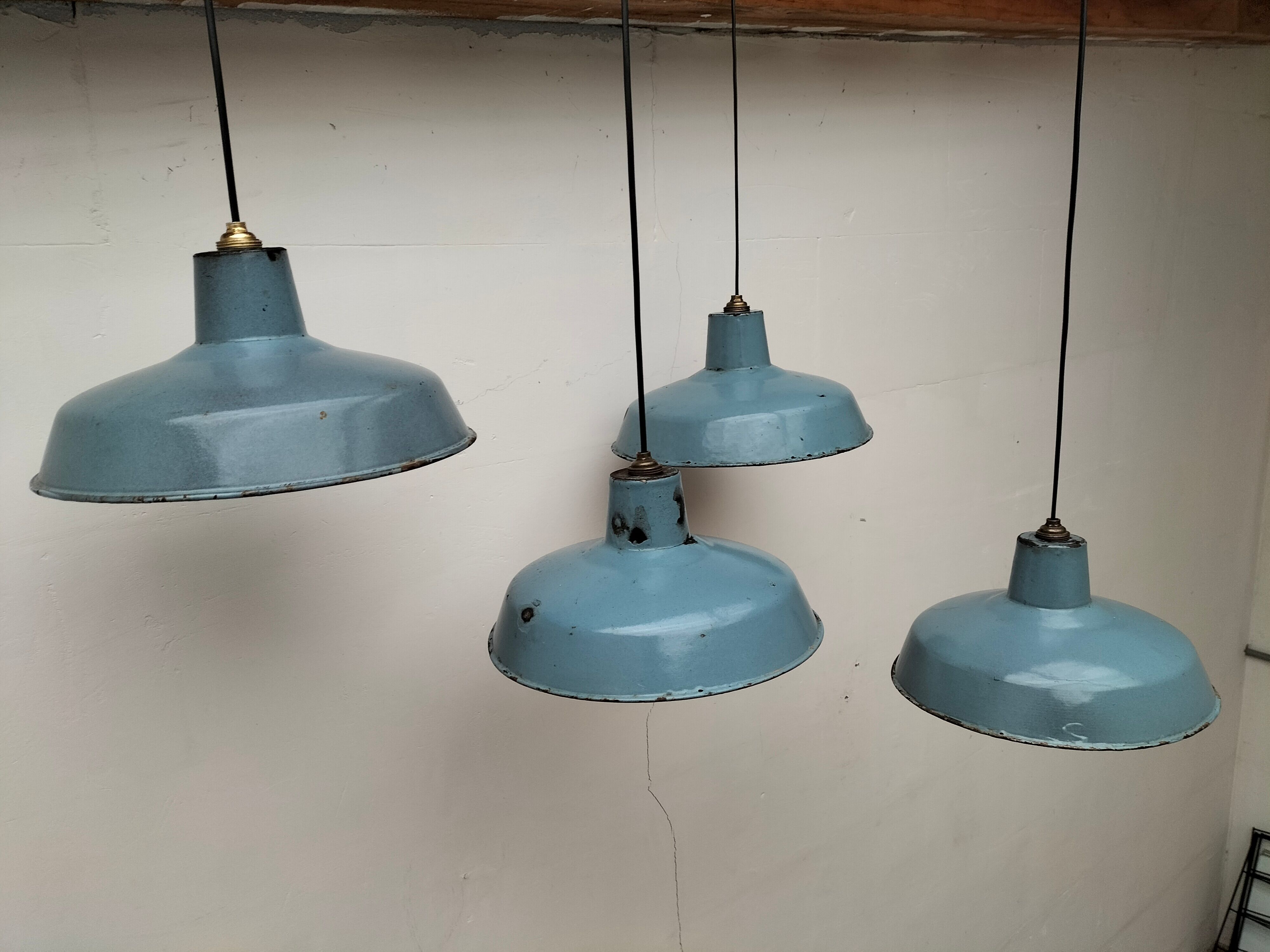 Series of antique lamps