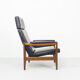 Vintage Dutch Teak High Back Chair, 1960s