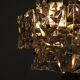 German Chromed Chandelier with Crystals from Kinkeldey, 1960s