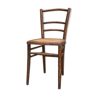 Chair with seating in caning