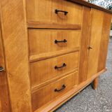 Light oak vintage sideboard