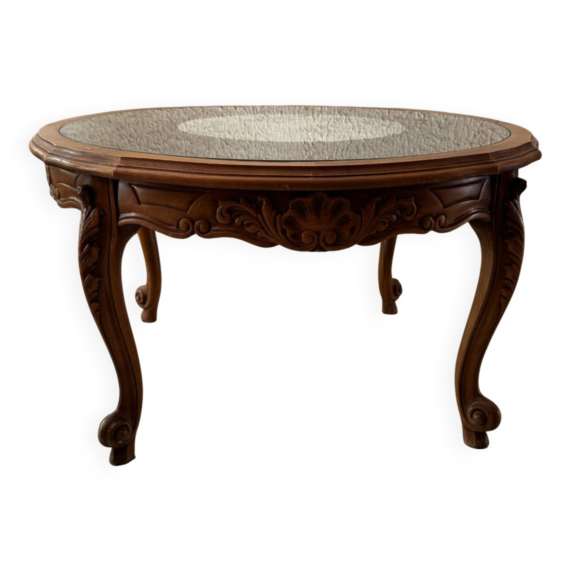 Table basse merisier massif