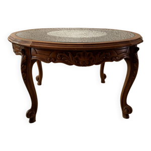 Table basse merisier massif