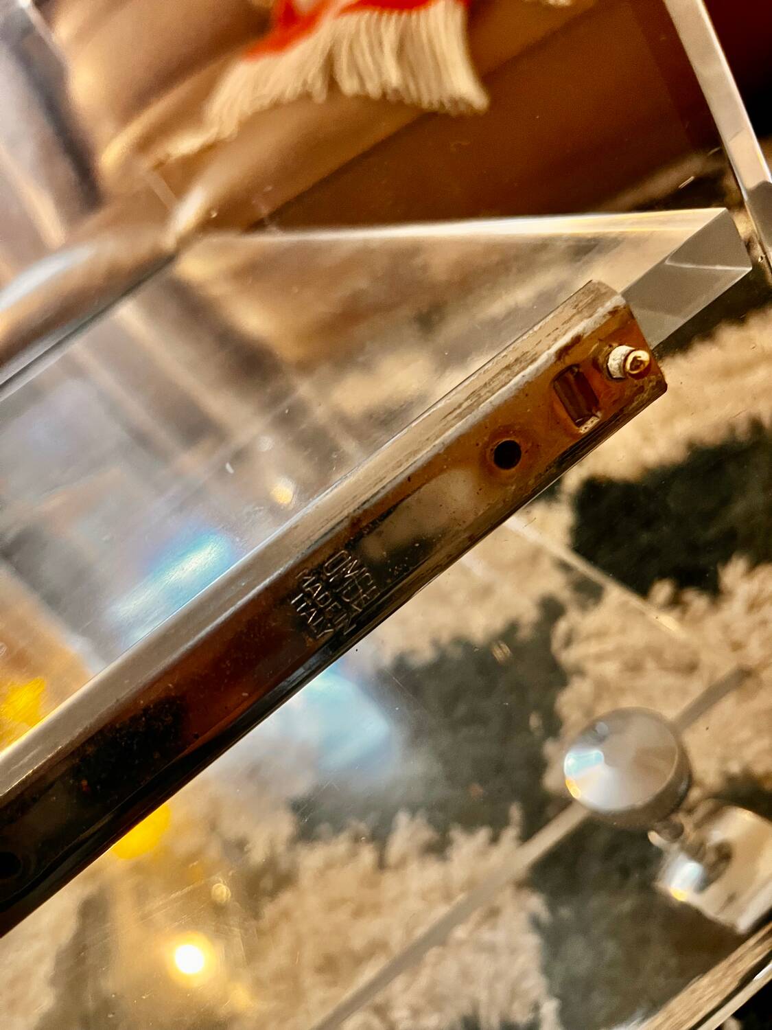 Plexiglass coffee table