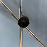 Vintage adjustable black floor lamp in style of Hoogervorst