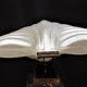 Liane Rougier lamp shell Benetier design 1970 in methacrylate