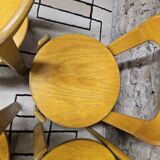 Lot of vintage bruno rey 1970" chairs