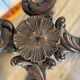 Tabouret en X, bois sculpté, XIXème siècle