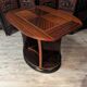 Table d'appoint art déco en acajou