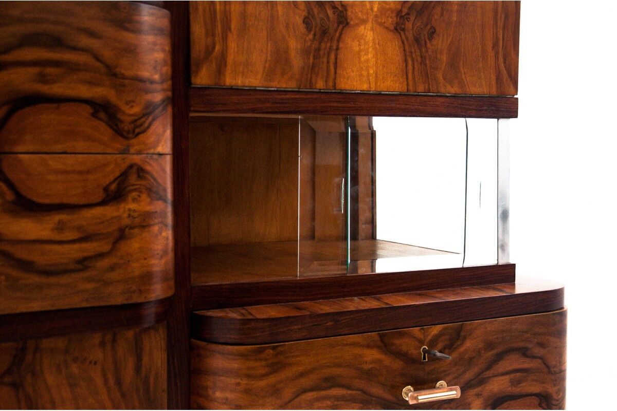 art deco bar cabinet, 1940s